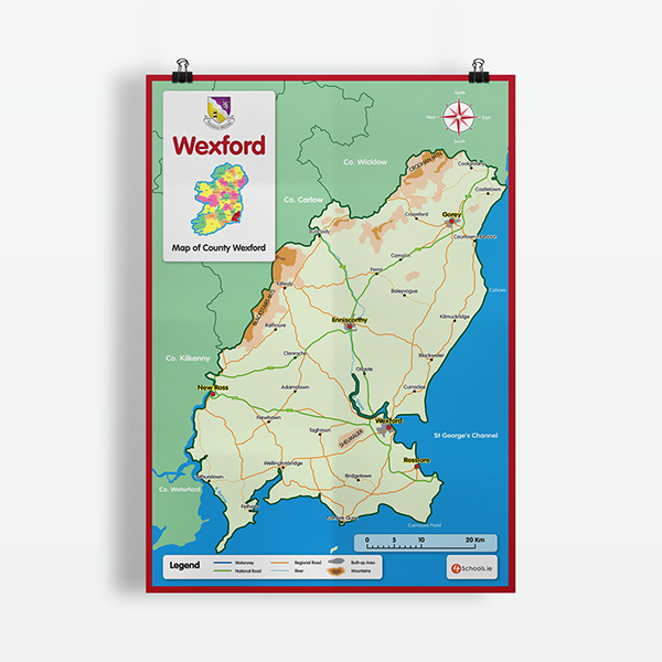 Wexford County Map 4schools Ie