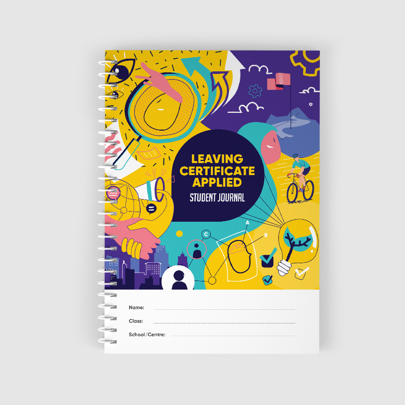 Leaving Certificate applied student journal cover