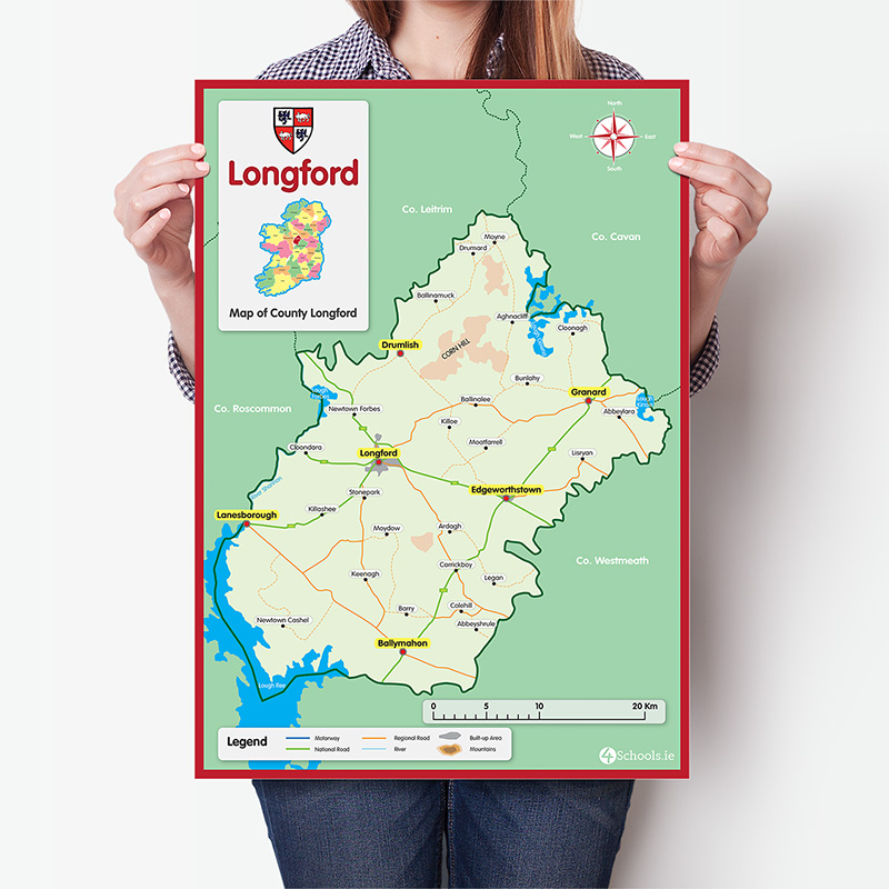 Longford County Map