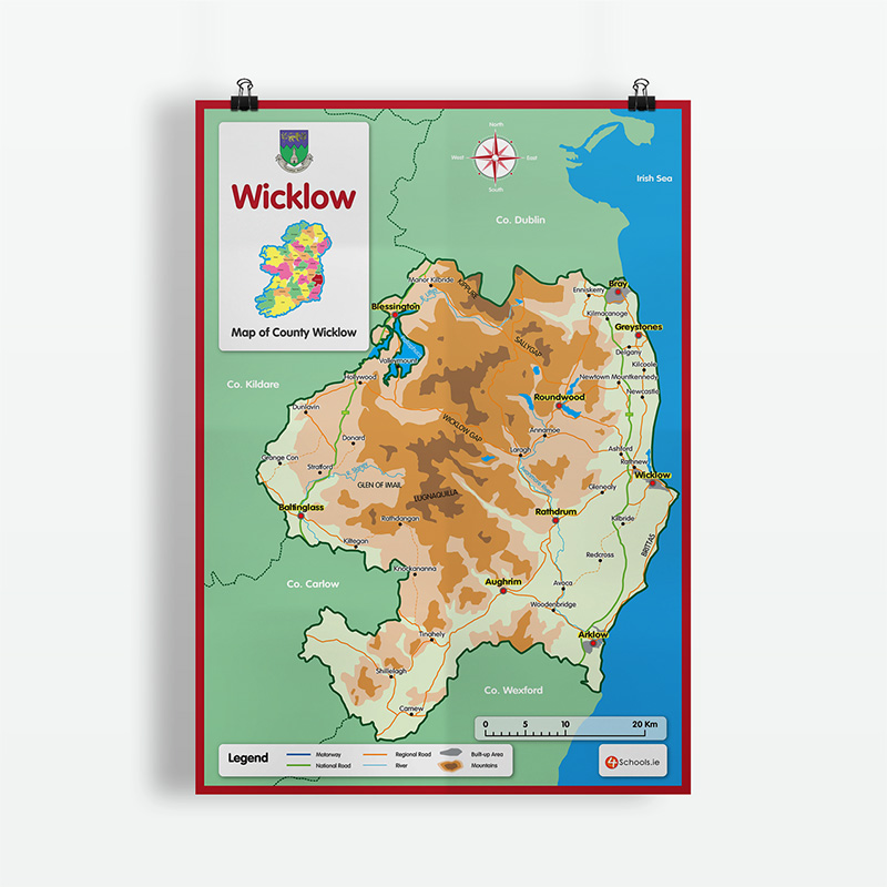 Wicklow County Map