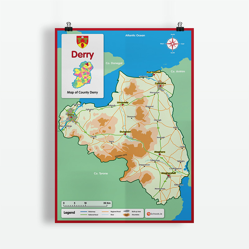 Derry County Map