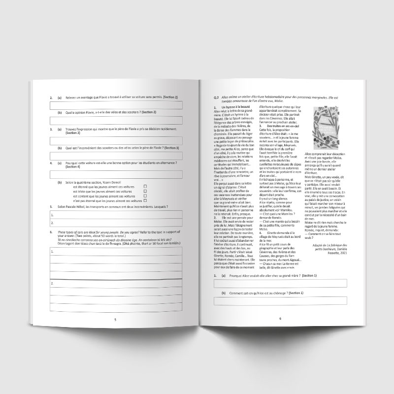 Past Mock Exam Papers - French LC HL